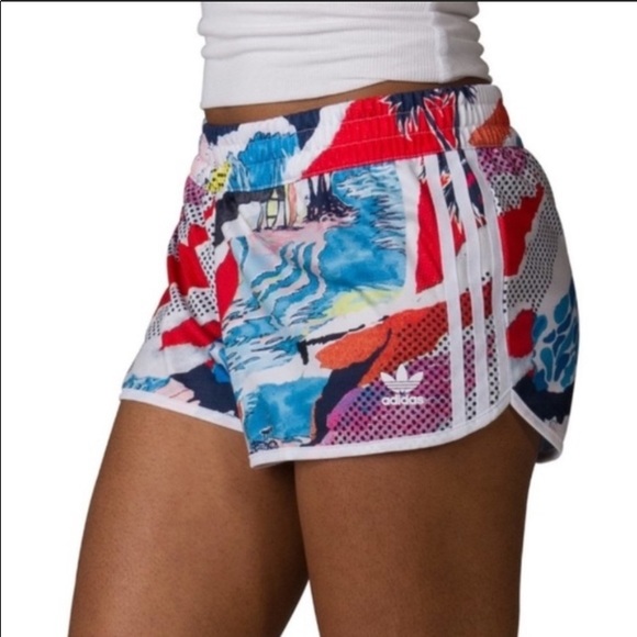 adidas Pants - Adidas Board Shorts, Surf Running Track Trifoil Sm